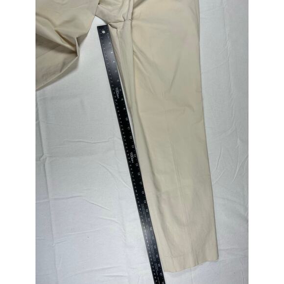 J Crew Classic Café Capri Khaki Ankle Straight Leg Size‎ 6 - Picture 5 of 7